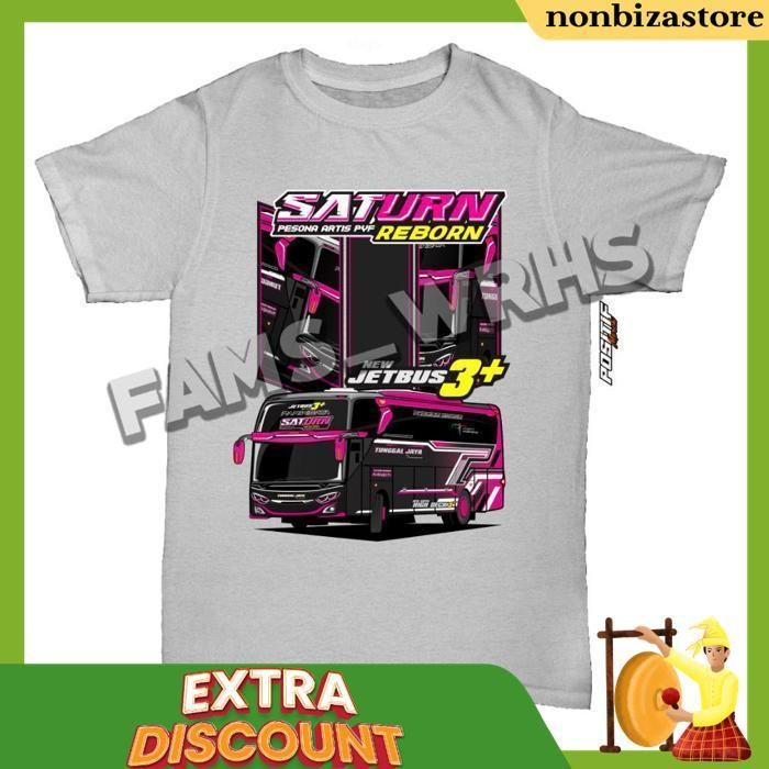 Fams Wrhs Baju Kaos Anak Bus Saturn Reborn Kaos Bus Kaos Truk Laki Perempuan | Jawa Timur