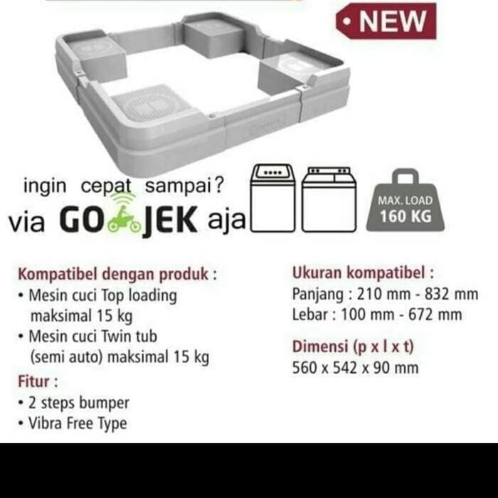 Roda Kulkas//Alas Kulkas//Tatakan Kulkas//Merk Maspion Original Dan Terpercaya