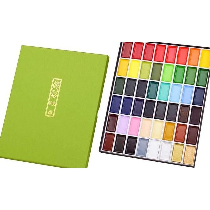 

Kuretake Gansai Tambi Watercolor Palette - 48 Color Set