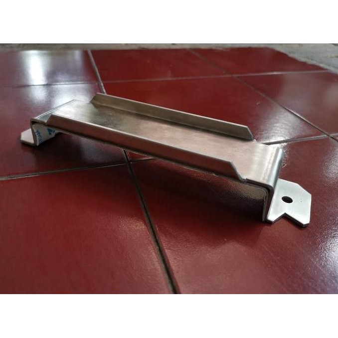 Braket Pengikat Accu Mobil Plat Ikatan Accu Mobil Stainless Tebal