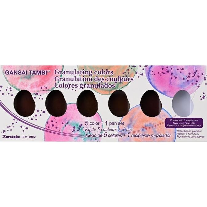 

Zig Kuretake Gansai Tambi Granulating Set 6 Colors Mc20Gn/6V