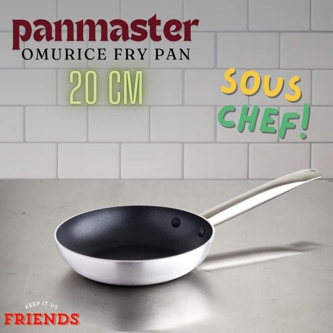 Panmaster Omurice Fry Pan Omelette Pan Anti Lengket Aluminium Induksi 20Cm