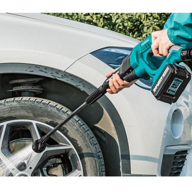 Total Lithium-Ion Pressure Washer Tpwli20084 - Jet Cleaner Baterai+Charger
