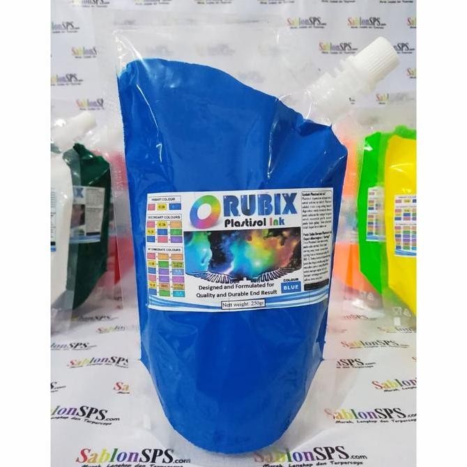 

Tinta Sablon Distro Plastisol Biru 200Gr Blue