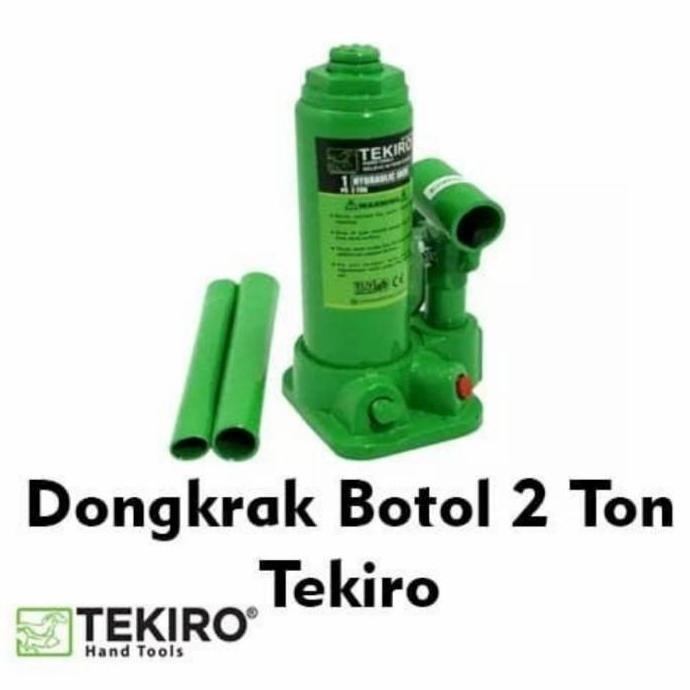 Tekiro Dongkrak Botol 2 Ton Hidrolik Dongkrak Mobil Hydraulic Jack