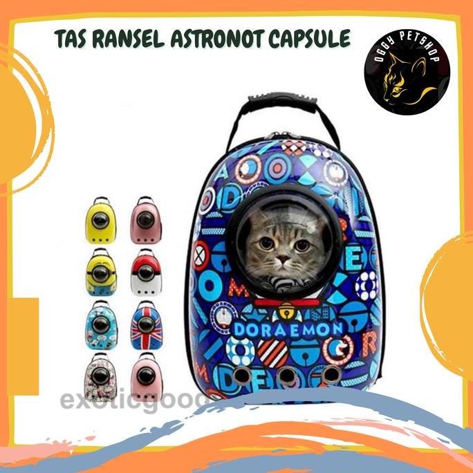 Tas Ransel Model Astronot Capsule Tas Ransel Cargo Kucing