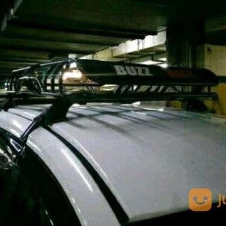 Roof Rack Atas Mobil Avanza/ Xenia Merk Buzz Rack+Kaki Jepit Body