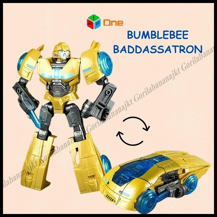 Mainan Action figure Hornet Warrior transformers one bumblebee Baddassatron JK-09