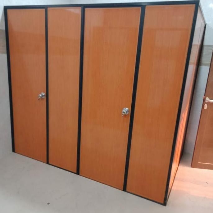 PARTISI KUBIKAL TOILET PVC ALUMINIUM PESANAN CV TRESNA JAYA murah