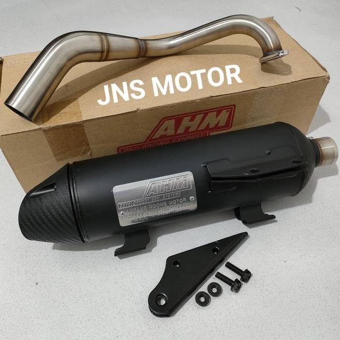 KNALPOT AHM ORINAL STANDAR RACING - BEAT / SCOOPY / SPACY (KARBU)