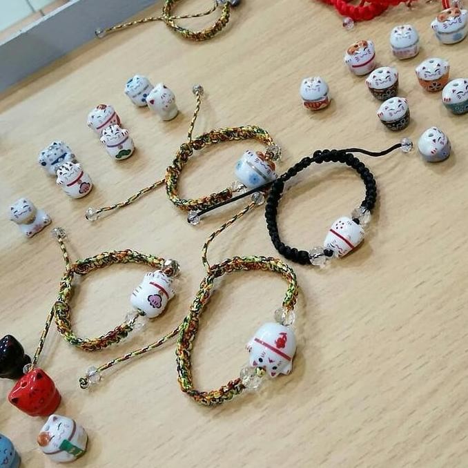 Gelang Lucky Cat/ Gelang Tali Merah