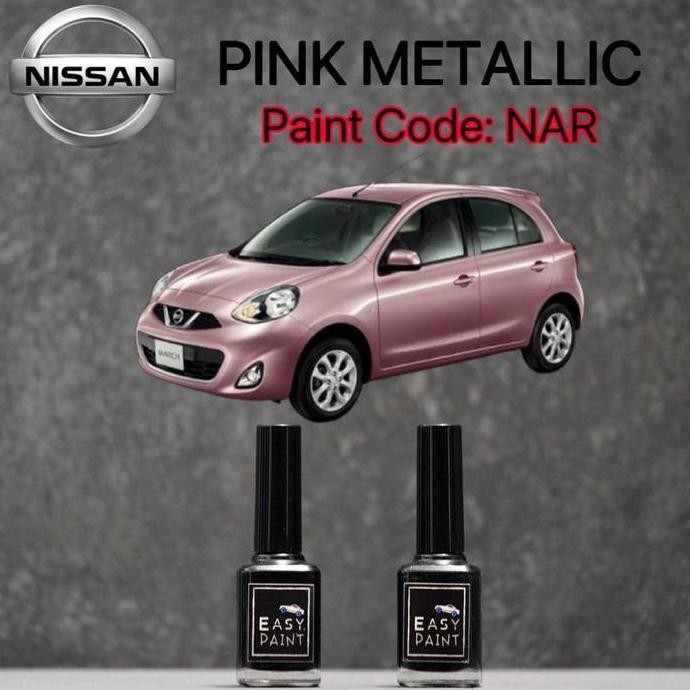 Cat Oles Mobil Pink Metalic Nar Nissan March Merah Muda Metalik 15Ml