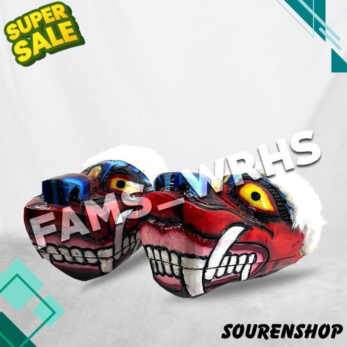 Fams Wrhs Barongan Kepruk Banteng Kepala Barongan Jaranan Barong Reog Devil Jaranan