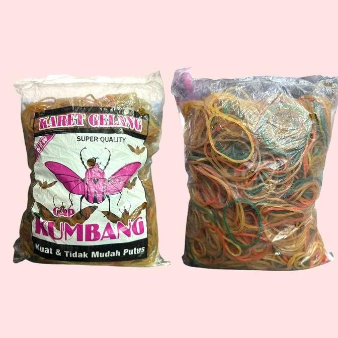 Karet Gelang Pentil Cap Kumbang / Karet Gelang / Karet Pentil 500 Gr