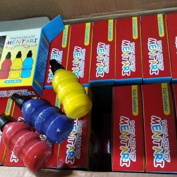 

Pasta Kreatif Mentari Cat Melukis Non Toxic Fingerpaint Kertas Toys Stationery