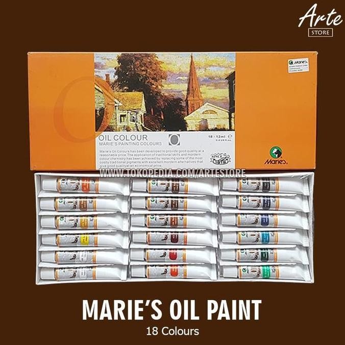 

Cat Minyak Maries 18 Warna