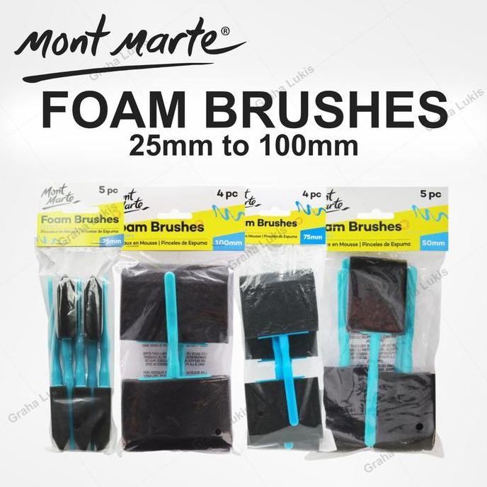 

Mont Marte Foam Hobby Brush - 100 Mm