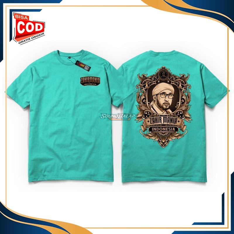 (Berkualitas) Kaos Az Zahir Mania Sholawat Habib Bidin Distro Katun Pria Bc-97
