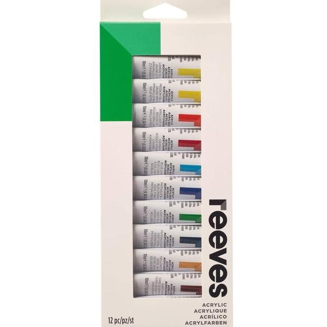 

Reeves Acrylic Paint Set 12 X 10 Ml