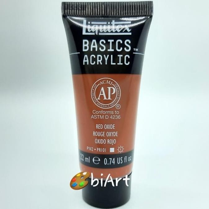 

Cat Akrilik Liquitex Basics Acrylic 22 Ml Red Oxide