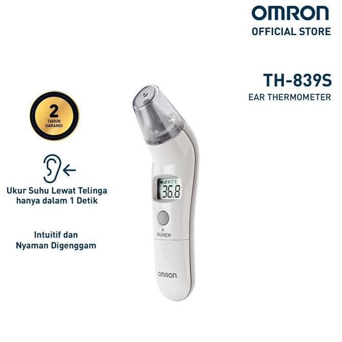 Terlaris Omron Th-839S Thermometer Telinga Digital Infrared