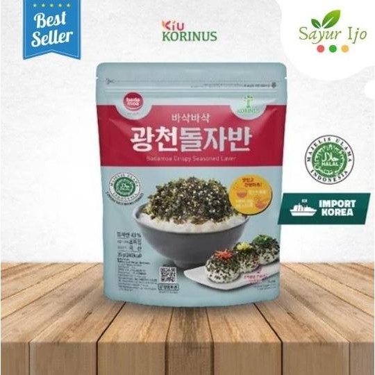 

JB Korinus Badamoa Crispy Seasoned Laver Original 35 Gram Rumput Laut None