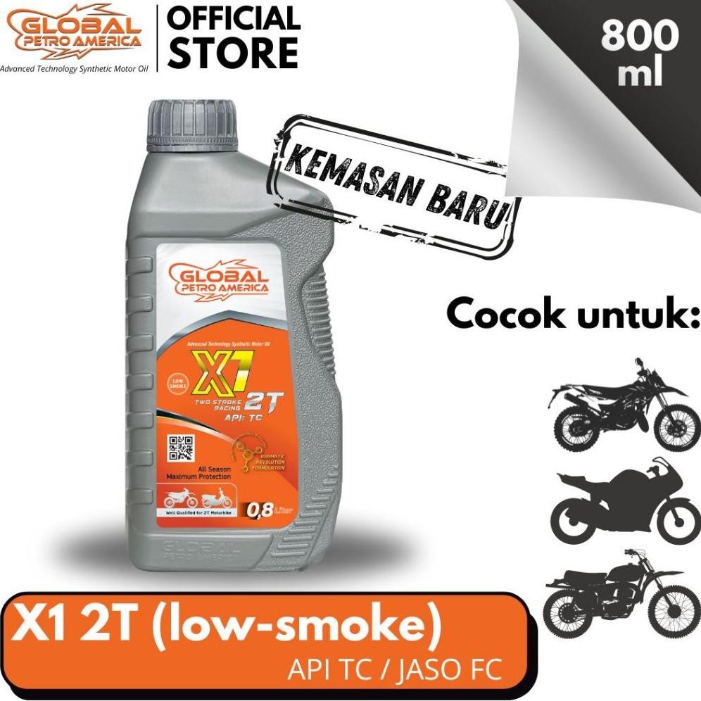 GPA X1 2T API TC Low Smoke untuk 2 stroke Nugi