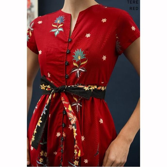 TERE DRESS WANITA BATIK COUPLE MODERN DRESS BATIK MODERN GAUN PESTA DRESS BATIK WANITA