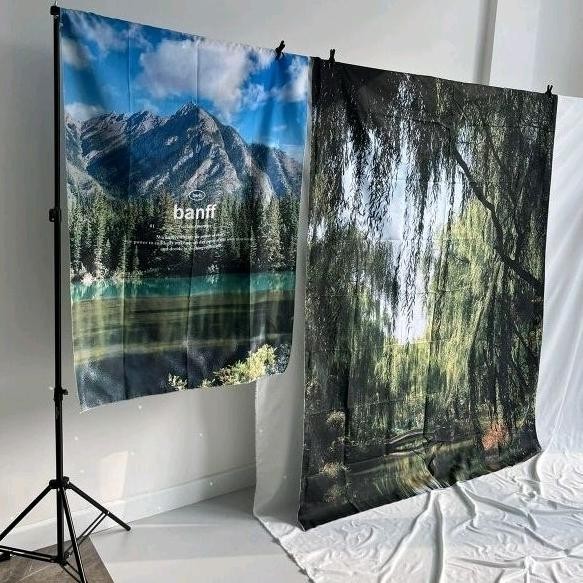 BWH - Fabric Poster Korean Style Poliester Full Print Nugi