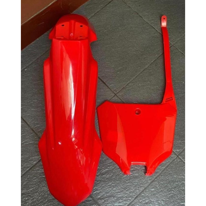 SPAKBOR DEPAN - SPAKBOR DEPAN CRF 250 450 + PAPAN NOMOR HRV