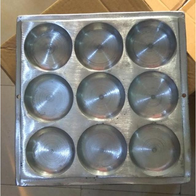 Loyang Cilor / Cetakan Cilor / Cetakan Kue Lumpur Isi 9