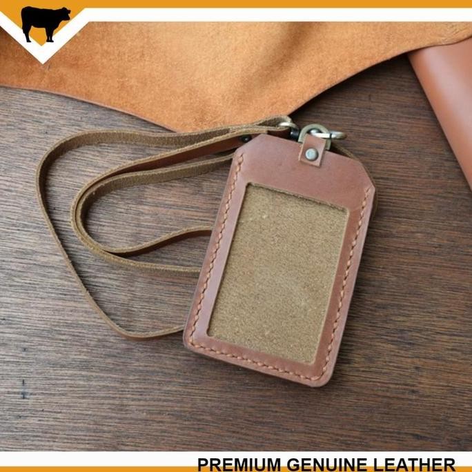 

Gantungan Id Card Name Tag Kulit Asli Handmade Genuine Leather