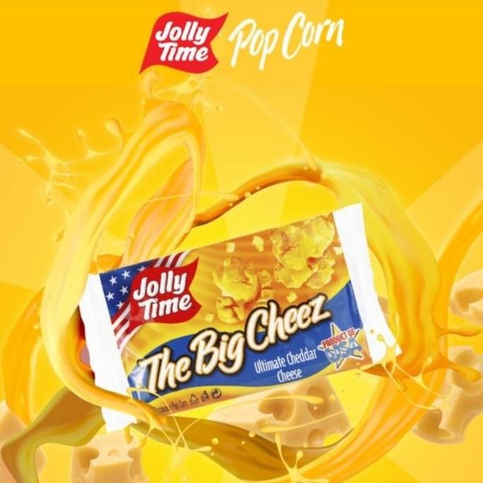 

JB Popcorn Jolly Time Big Cheez / Pop corn rasa Keju Kuning None