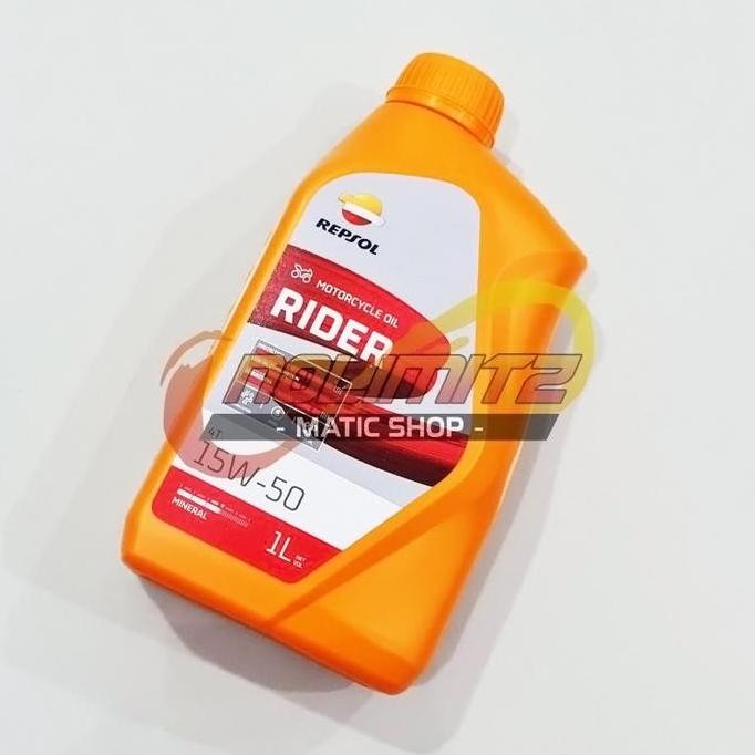 Oli Motor Repsol Rider 4T 15W-50 Mineral 1L