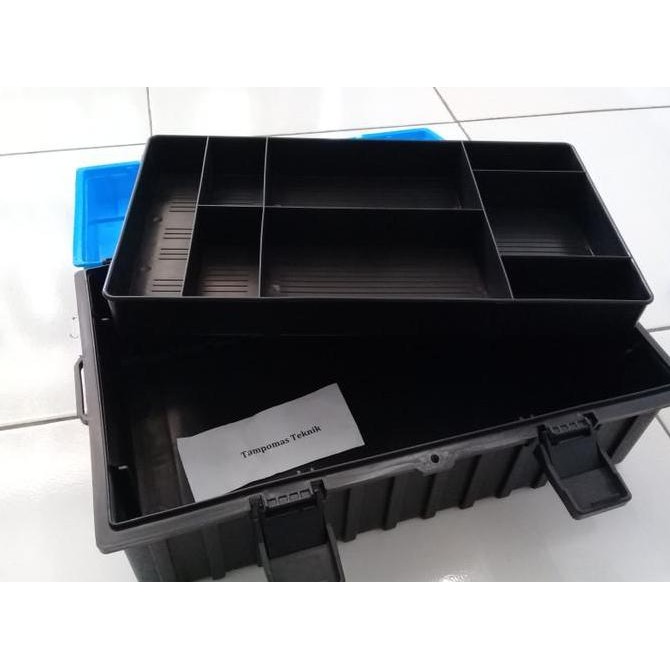 Baru Tool Box Plastik Besar - Kotak Perkakas Kerja Kuat Shopee