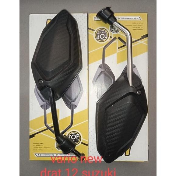 DRAT 12,SPION KACA SPION  MOTOR KHUSUS BUAT SUZUKI LAMA DRAT 12 YA BOSKU MODEL ADA VARIO NEW/JUPITER