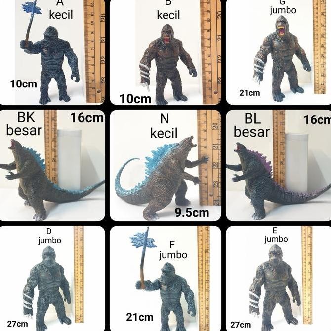 King kong & Godzilla Action Figure