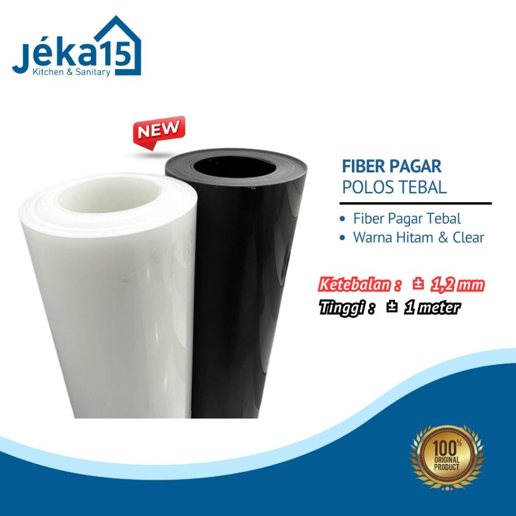 FIBER PAGAR POLOS 1.2mm METERAN / FIBER PAGAR TEBAL Nugi
