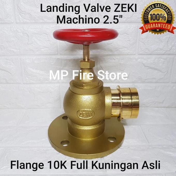 SALE HYDRANT VALVE ZEKI 2.5 INCH MACHINO FLANGE 10K FIRE LANDING VALVE PEMADAM