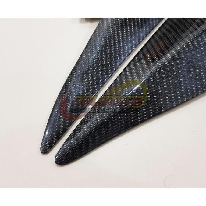 Cover Pelindung Dek Pijakan Kaki Belakang Carbon Kevlar PCX 150 Lokal