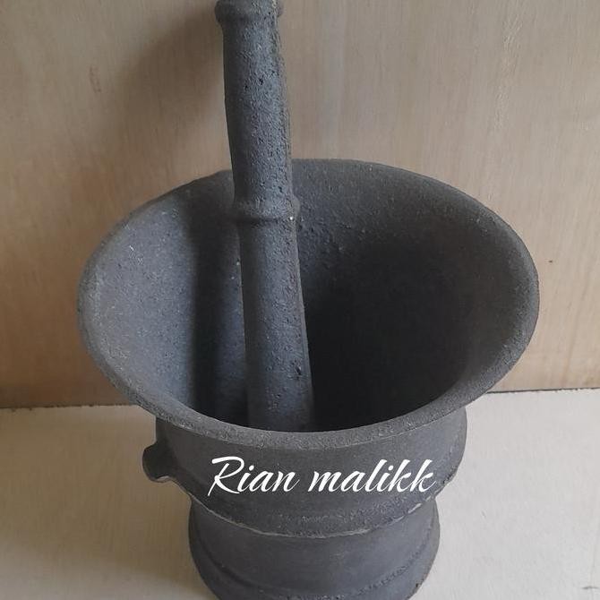 Lumpang Besi lumpang jamu lumpang tumbuk bumbu ukuran besar