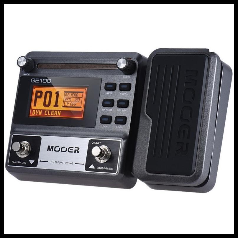 MOOER GE100 GUITAR PEDAL MULTI-EFFECTS PROCESSOR WITH LOOP RECORDING