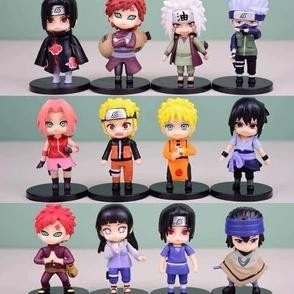 Terlaris Action Figure Naruto Set 12 Minato Tsunade Kakashi