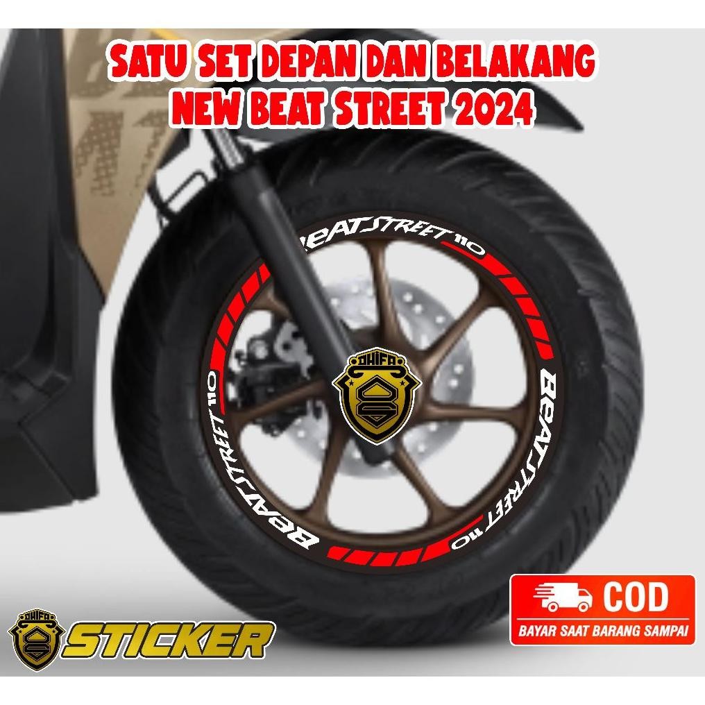 STICKER CUTTING VELG NEW BEAT STREET 2024 STIKER VELG BEAT STREET STIKER VELK BEAT STREET STIKER PEL