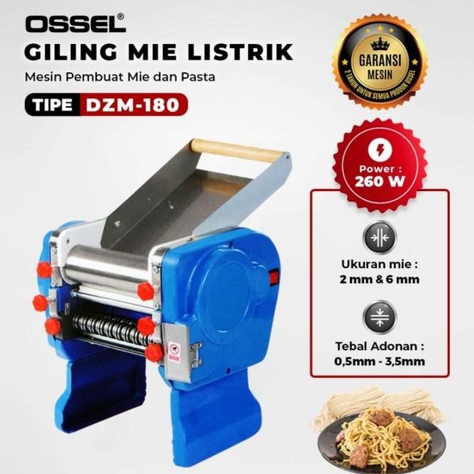 Giling Mie Listrik Dzm 180 Mesin Mie Listrik Gilingan Mie Listrik