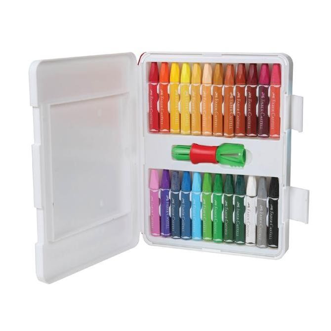 

Faber Castell Hexagonal Oil Pastels 48 , 60 , 72 Warna Crayon Minyak