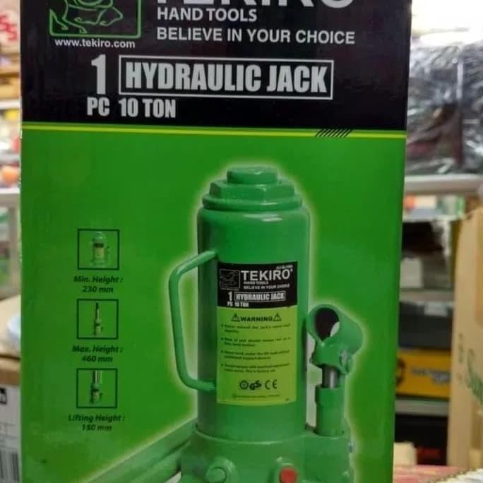 Dongkrak Botol Tekiro 10 Ton / Dongkrak Mobil 10 Ton / Dongkrak Botol