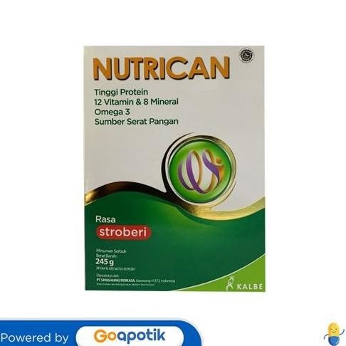 

NO_MORE Nutrican Rasa Jeruk Powder 245 Gram Box