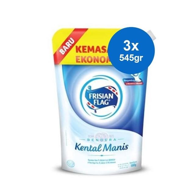 

NO_MORE Frisian Flag Kental Manis Pouch 3 x 535gr