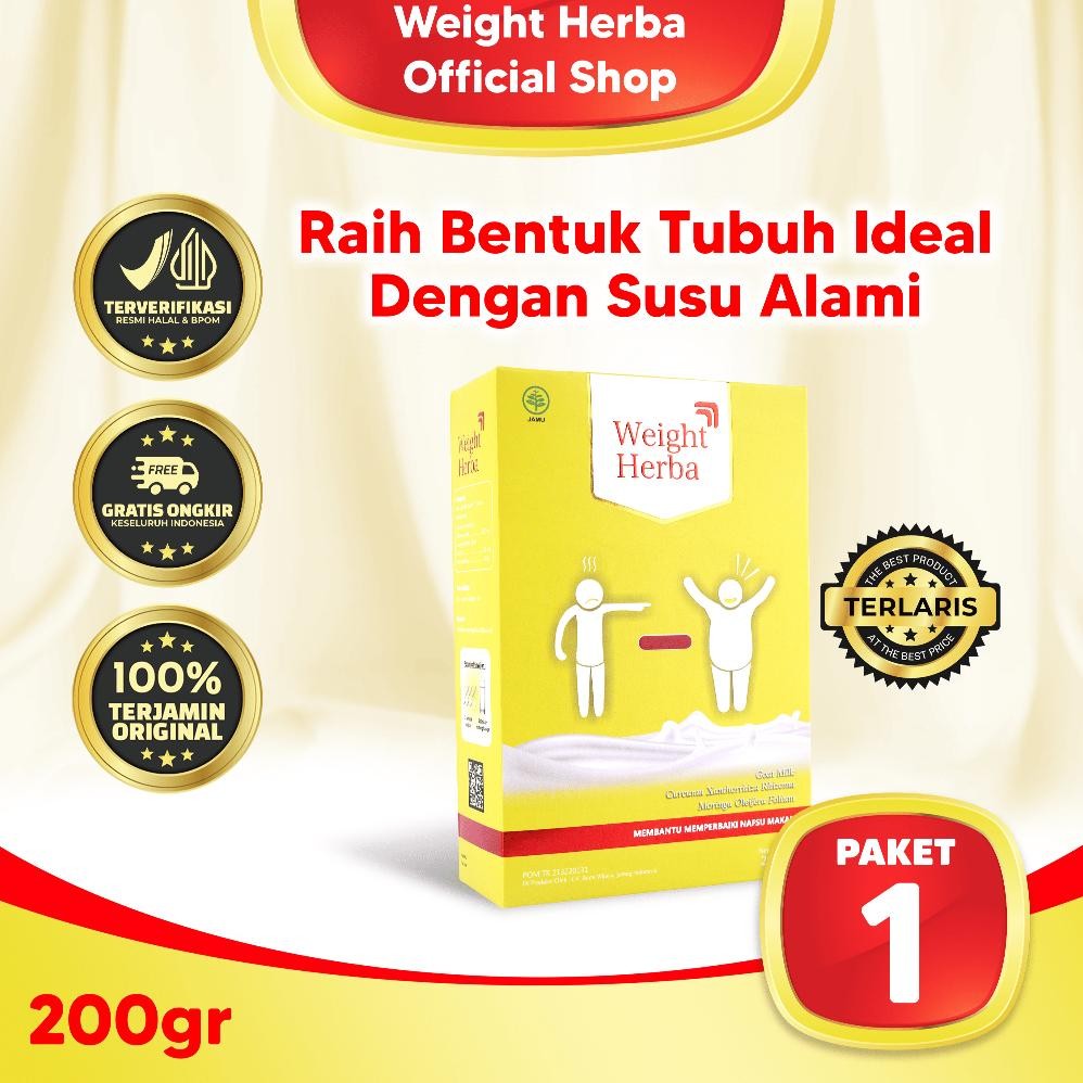 

NO_MORE Weight Herba Paket 3 Box - Susu Herbal Penambah Berat Badan Solusi Alami Untuk Tubuh Ideal